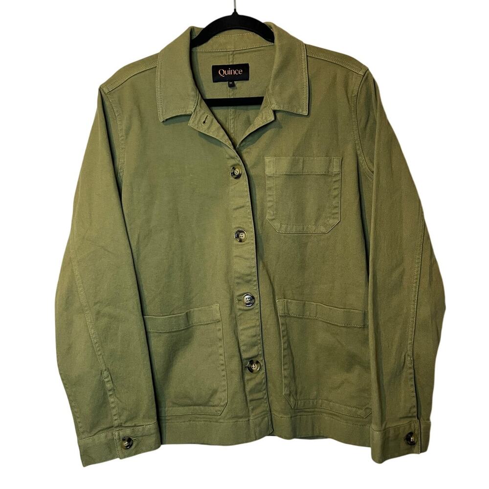 Quince Organic Comfort Stretch Chore Jacket Medium (B110366) - Picture 2 of 9